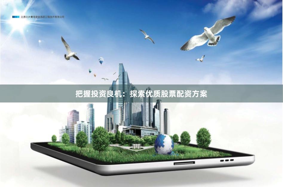 把握投资良机：探索优质股票配资方案